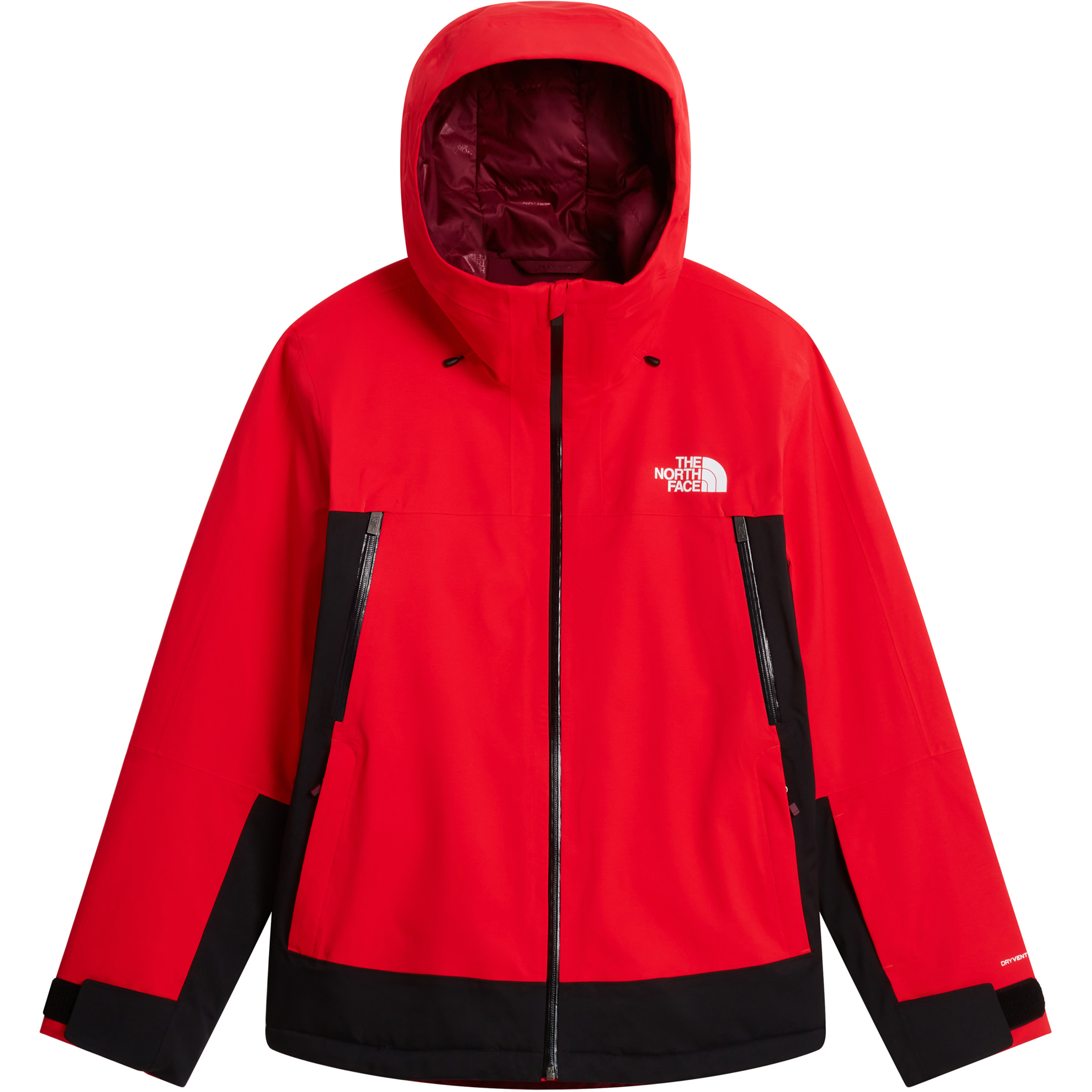 The North Face Mount Bre Herren Isolationsjacke rot Größe M Skifahren Wasserdicht Wasserabweisend