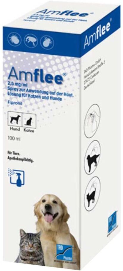 Amflee 2,5 mg/ml Spray Lösung für Katzen und Hunde