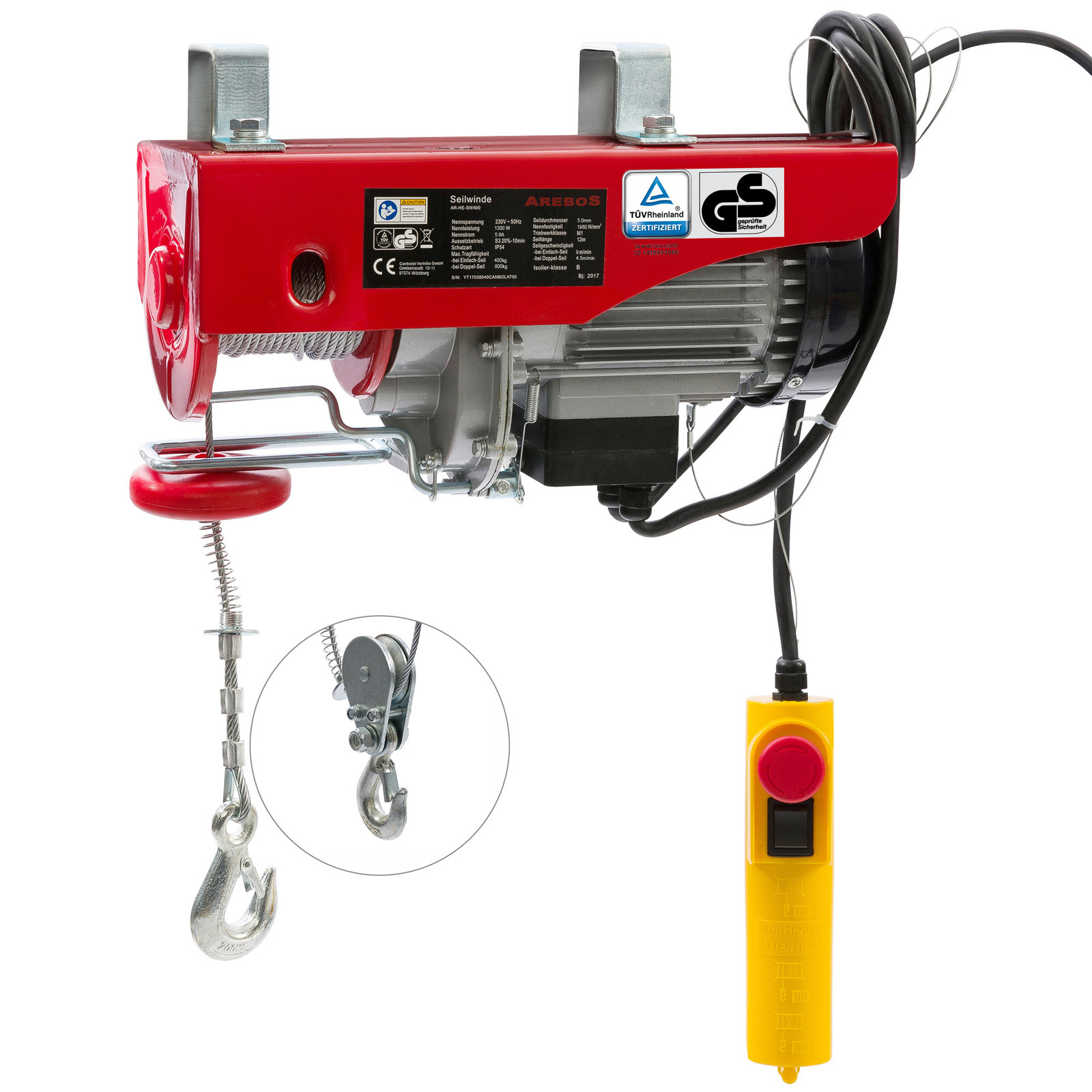 Arebos AR-HE-SW400 19,7 kg