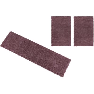 Bettumrandung OTTO HOME "Viva" Gr. 14, lila (flieder), H:45mm, Obermaterial: 100% Polypropylen, Bettumrandungen, Bettvorleger, Läufer-Set, Uni-Farben, einfarbig, besonders kuschelig