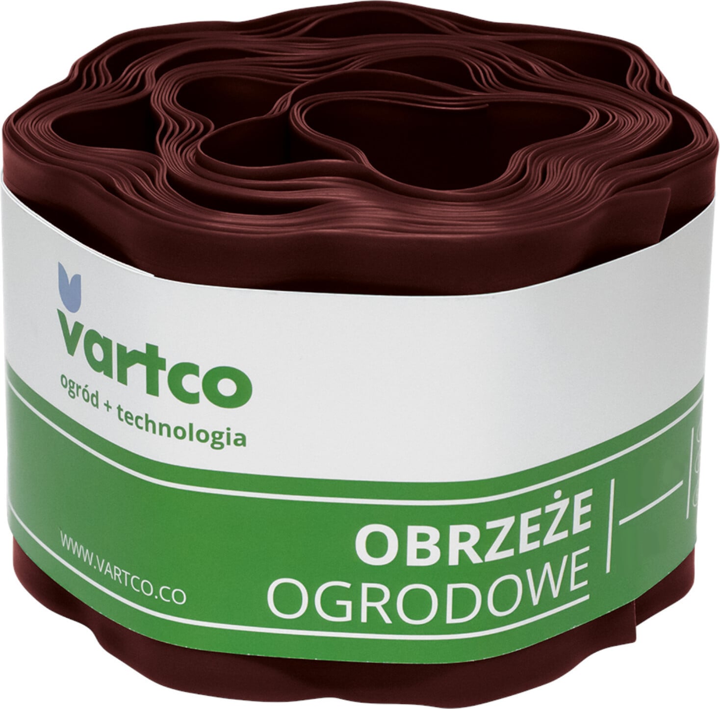 Vartco Graskantafscheiding Bruin Kunststof, 9 meter x 20 cm