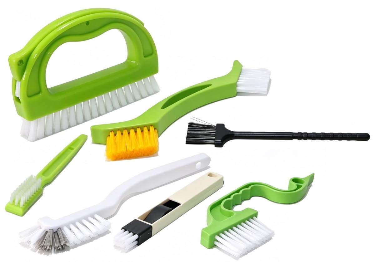Dripio Set voegenreinigingsborstels, 8-delig, PP/nylon