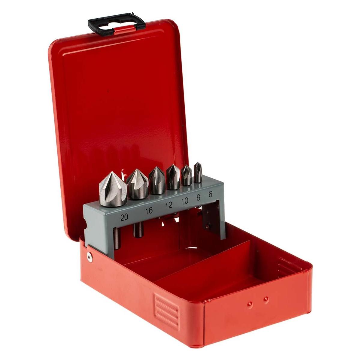 RS PRO Kegelsenkersatz fünfschneidig 6-teilig (218618)