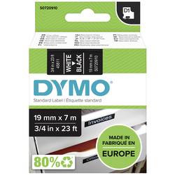 Etiketten DYMO D1 45811 Bandfarbe: Schwarz Schriftfarbe:Weiß 19 mm 7 m S0720910