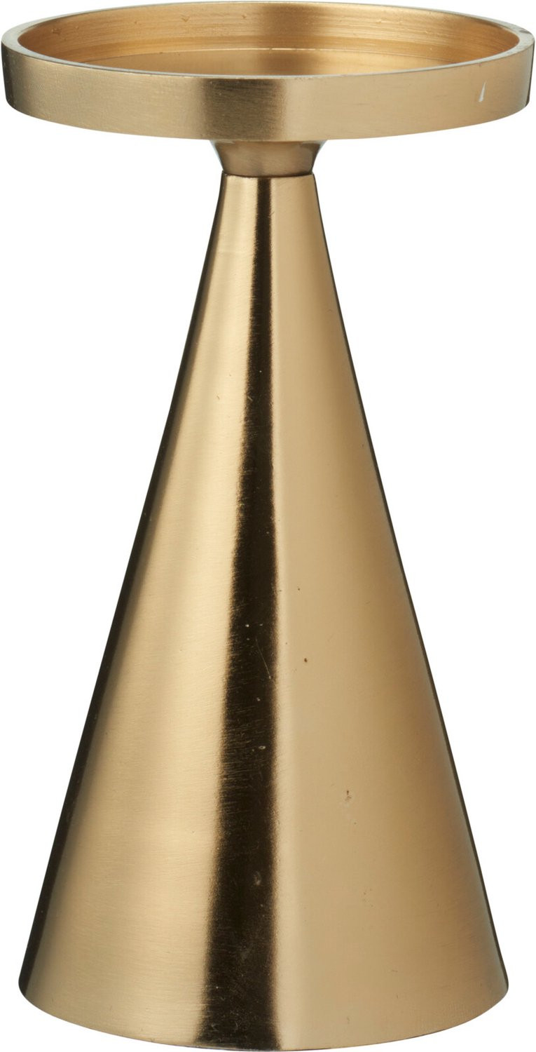 Home Styling Collection Decoratieve kaarsenhouder goud 17 cm