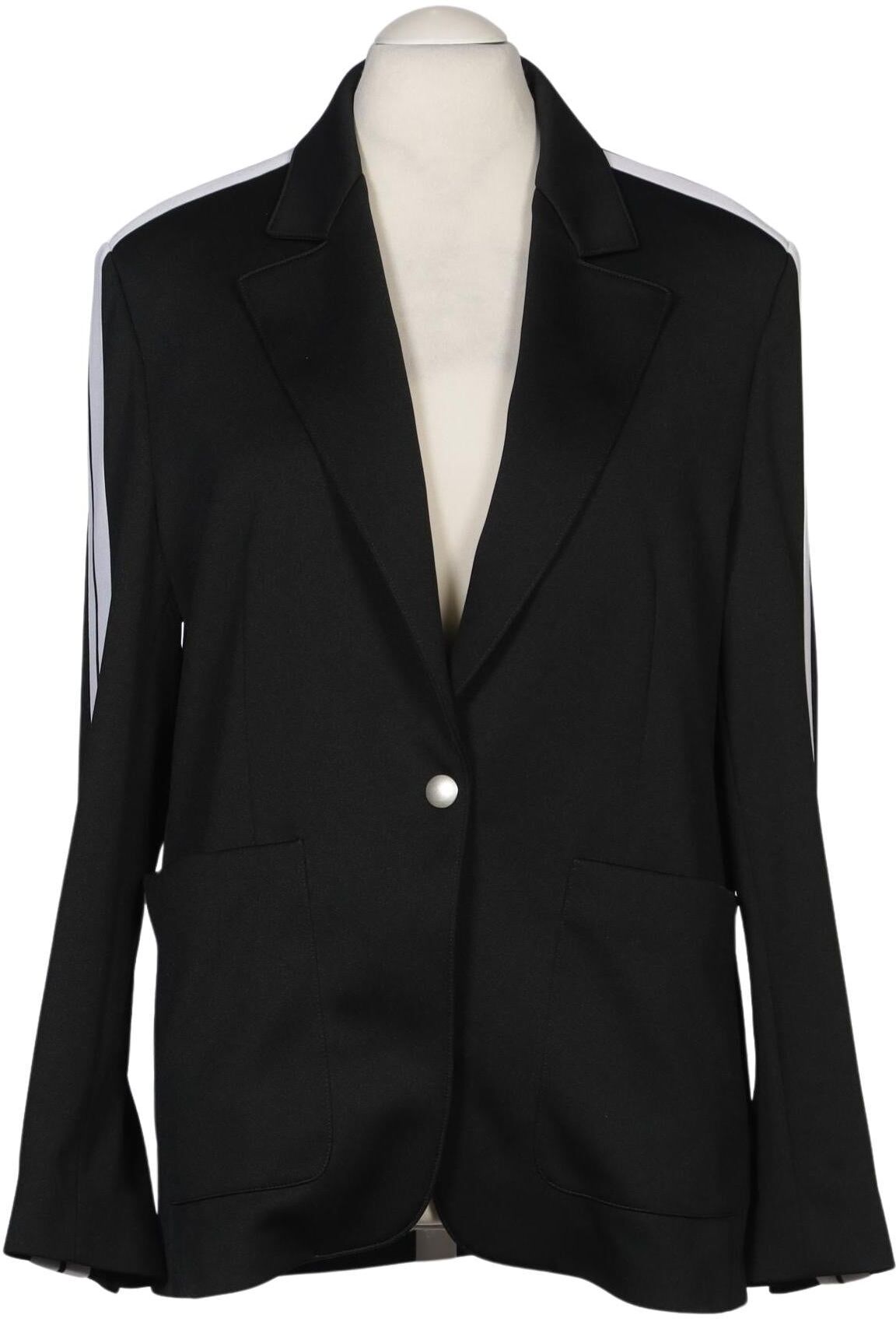 Palm Angels Damen Blazer, Schwarz, Gr. EU 38 (IT 44), Synthetik / Viskose - Second Hand