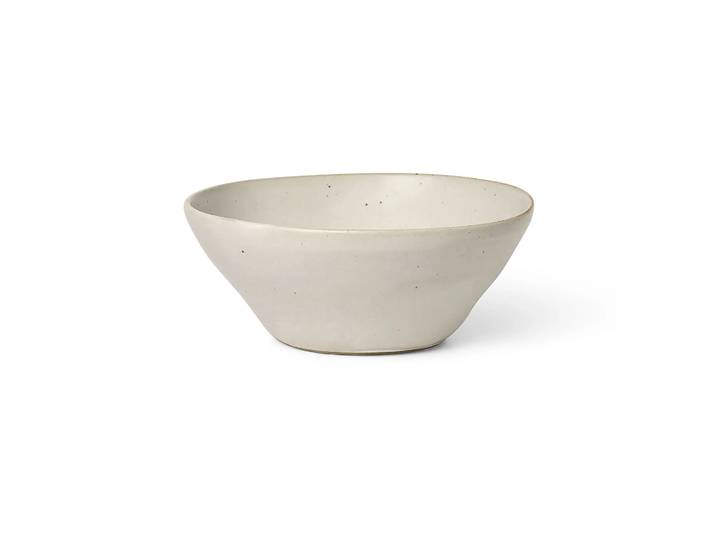 Ferm Living Bol Flow 14,5 cm Off-white speckle