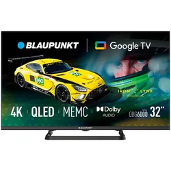 Blaupunkt 32QBG6000S Smart TV, 32 Zoll, Full HD QLED, Google TV, HDR10, WLAN, Bluetooth 5.0