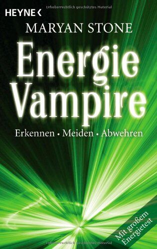 Maryan Stone - Energievampire erkennen, meiden, abwehren: Mit großem Energietest - Preis vom 30.09.2026 09:01:18 h