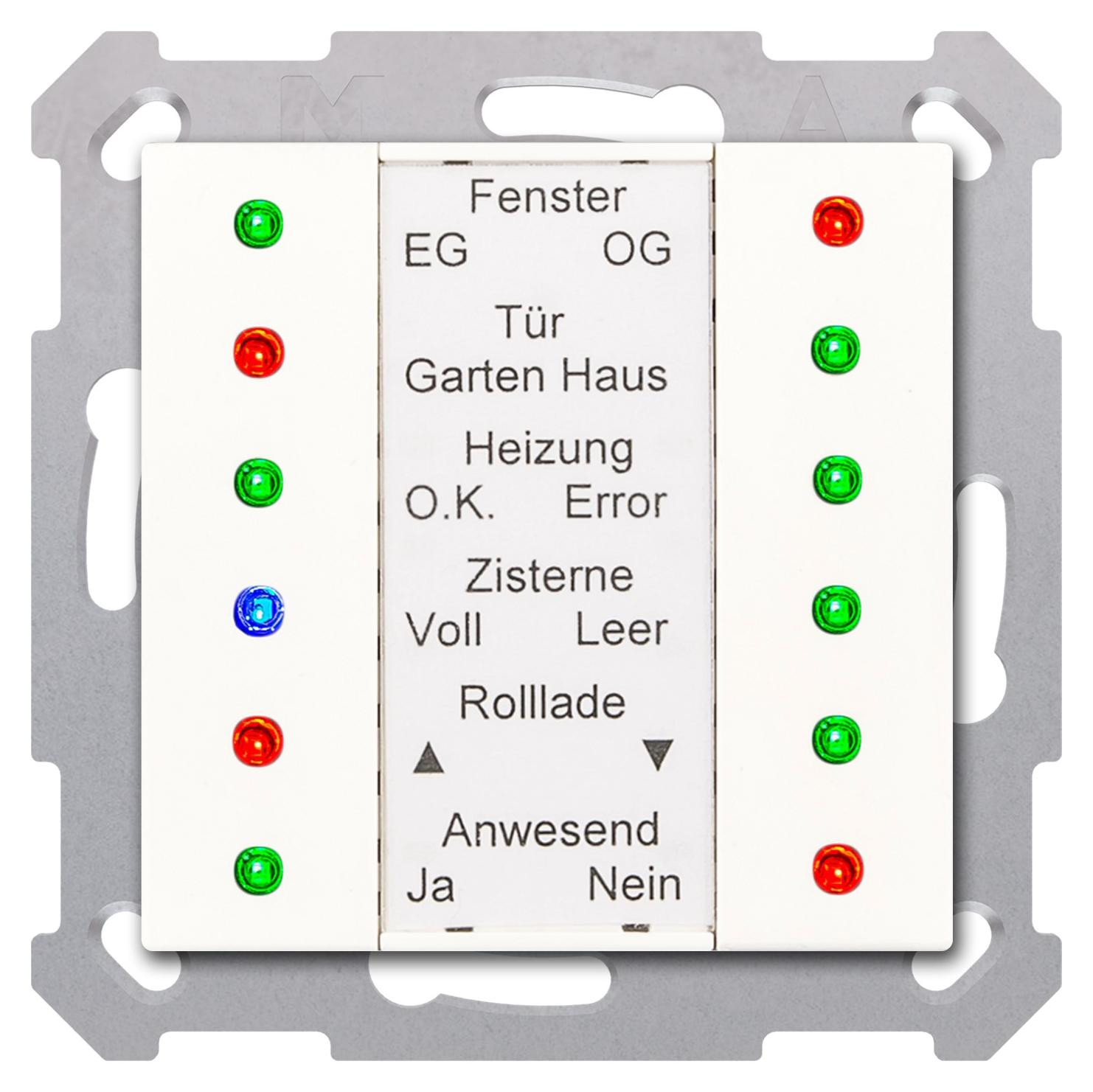 MDT SCN-LED55.01 LED-indicator, 55 mm, zuiver wit, mat