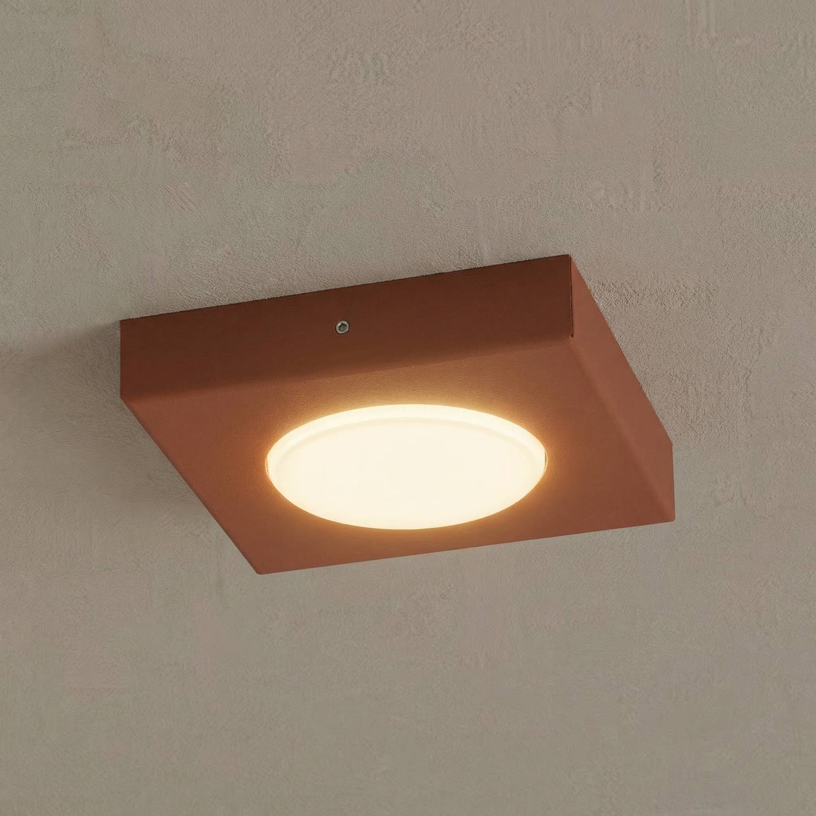 Deckenlampe Hero SIGMA, dimmbar, rot, für Flurbereich, Metall, Modern, Deckenlampe