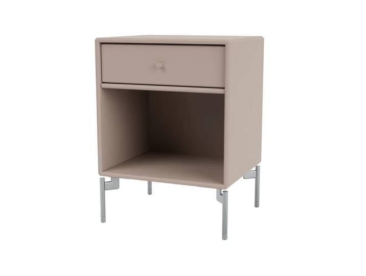 Montana Dream Nachttisch Mushroom 137, Chrombeine