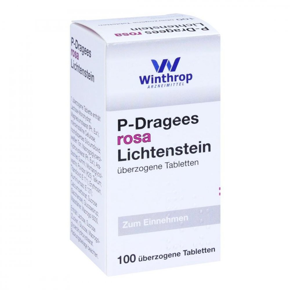 Zentiva Pharma GmbH P Dragees rosa 03935599