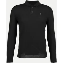Pullover mit Polokragen Schwarz XL