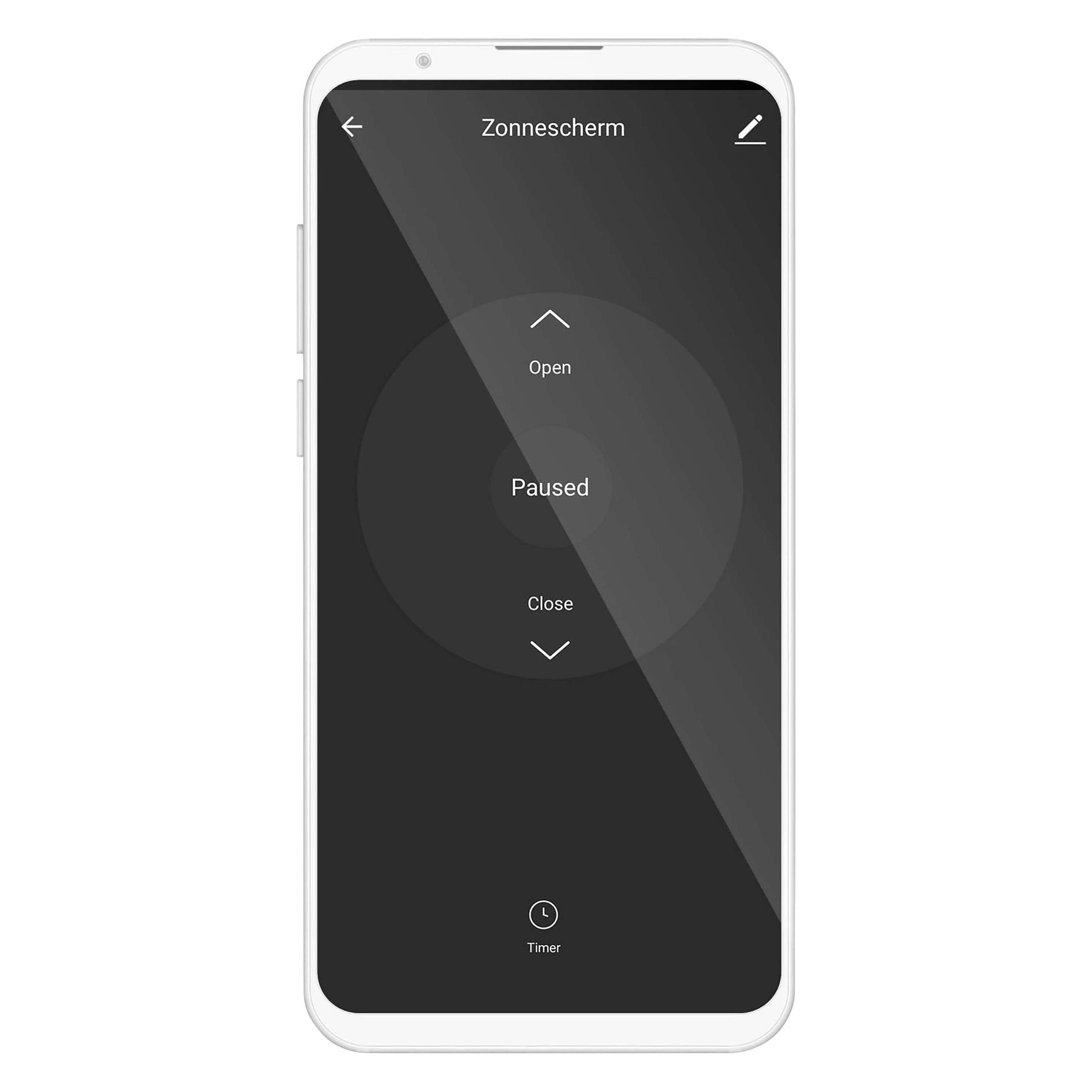 Nedis Smartlife WIFI Wandschalter Wi-Fi Sonnenschirm/Verschluss/Vorhang Wandhalterung 300 W AndroidT (WIFIWC10WT)