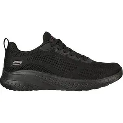 SKECHERS Damen Freizeitschuhe BOBS SQUAD CHAOS-FACE OFF, Größe 42 in Schwarz Schwarz