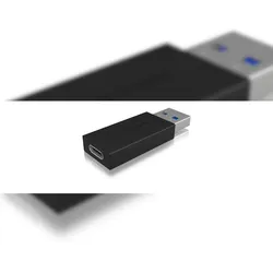 ICY BOX IB-CB015 USB Type-C 3.1 (Gen 2) USB Type-A 3.1 (Gen 2) Schwarz