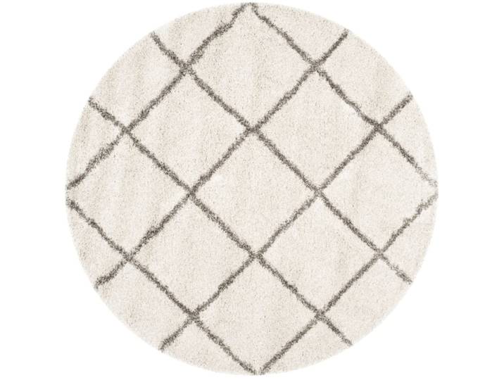 Tapis en polypropylène blanc/gris, 152 cm