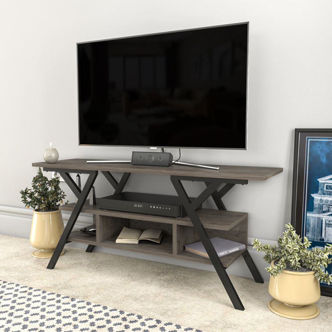 Wade Logan Tolchester TV Stand for TVs up to 50" Black/Wenge 50"