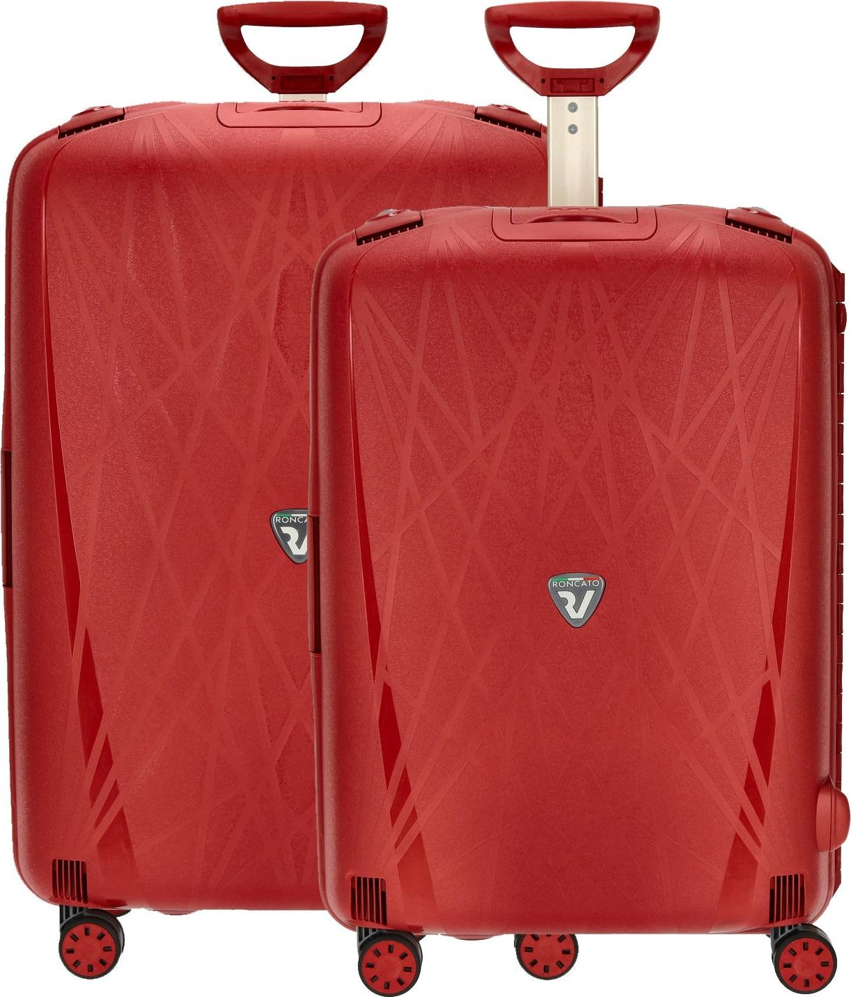 Roncato Light - 4-Rollen-Trolley Set 2tlg. M/L (rosso)