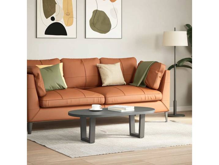 vidaXL Couchtischbeine V-Form 2 Stück Anthrazit 30x(30-31,3) cm Stahl