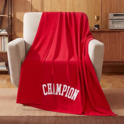 Champion Jersey with Fleece Backing Throws