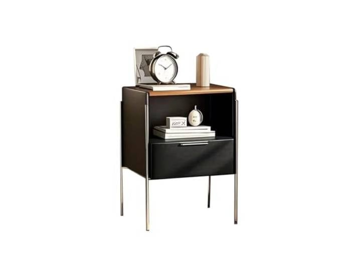 Xumh2024-3 Schlichte Nachttisch aus Edelstahl, geeignet for Zuhause für Schlafzimmer/Wohnzimmer