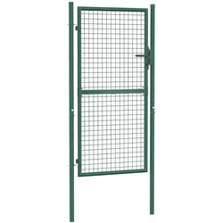 vidaXL Zauntor Stahl 100x175 cm Grün