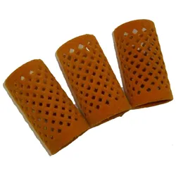 Metallwickler beflockt orange, 32 mm