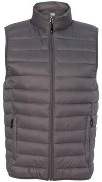 Weatherproof 16700 Men's 32 Degrees Packable Down Vest in Dark Pewter size Small   Nylon