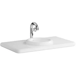 VitrA Liquid Konsolenplatte Breite 100 cm mit Waschtischausschnitt und Hahnloch,7310B403-1826 7310B403-1826