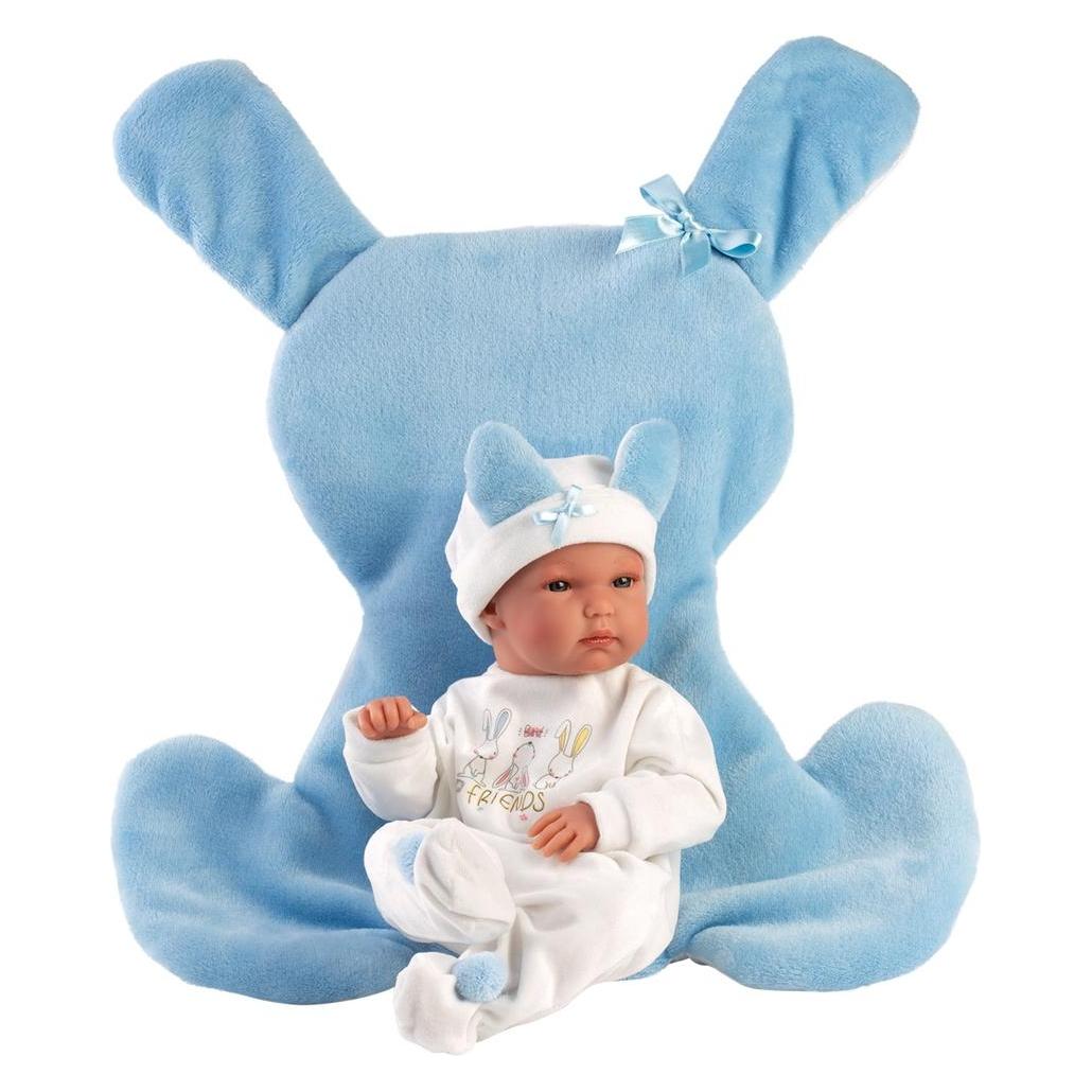 Llorens Bimbo blau mit Hasendecke 35cm (1063597)