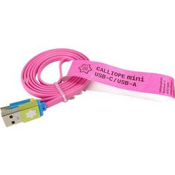 CALLIOPE USB Kabel A > C Daten-/Strom-Kabel Calliope [1x USB 2.0 Stecker A - 1x USB-C® Stecker] 1 m Verschiedenfarbig sortiert CA-010