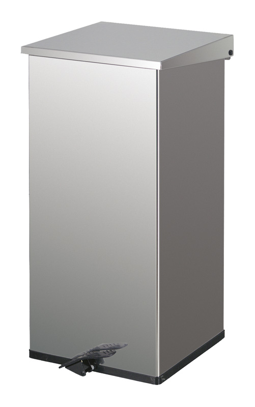 Dutch Design Abfallbehälter Carro-Kick 110 Liter Edelstahl (31009015)