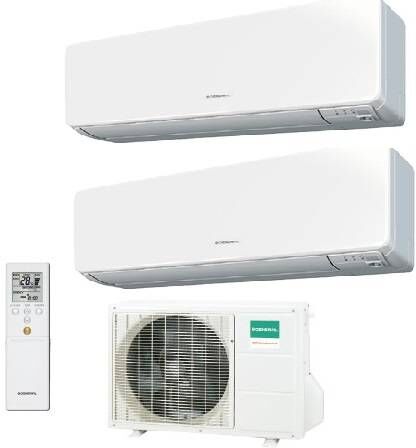 General Fujitsu Condizionatore Climatizzatore Dual Split Serie KGTB 9000+14000 BTU Con AOHG18KBTA2