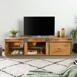 TV-Board Wild-/Zerreiche 200x48x50 natur geölt NEW AMSTERDAM #15