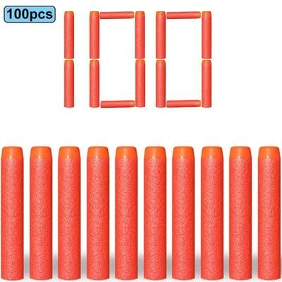 Uplift Picks Foam Refill Darts Bullets Compatible With Nerf N Strike Elite Blasters red 100 Pcs