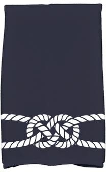 E by Design 18 x 30-inch Carrick Bend Geometric Print Hand Towel