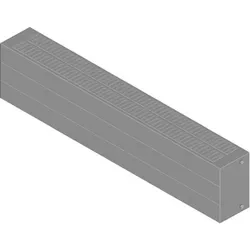 Arbonia STANDARD-KONVEKTOR Typ LCR143/1W BH 140 mm BT 194 mm BL 1000 mm WVO