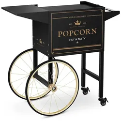 Royal Catering Wagen für Popcornmaschine - 51 x 37 cm - schwarz & golden -