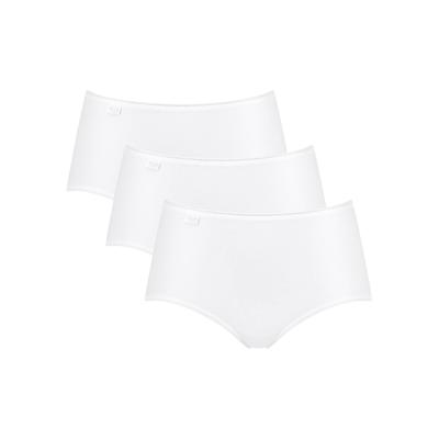 Midislip SLOGGI "24/7 Microfibre", Damen, Gr. 50, Microfaser, weiß, Microfaser, Obermaterial: 88% Polyamid, 12% Elasthan, unifarben, körpernah, Unterhosen, Microfaser, weich, atmungsaktiv, elastisch