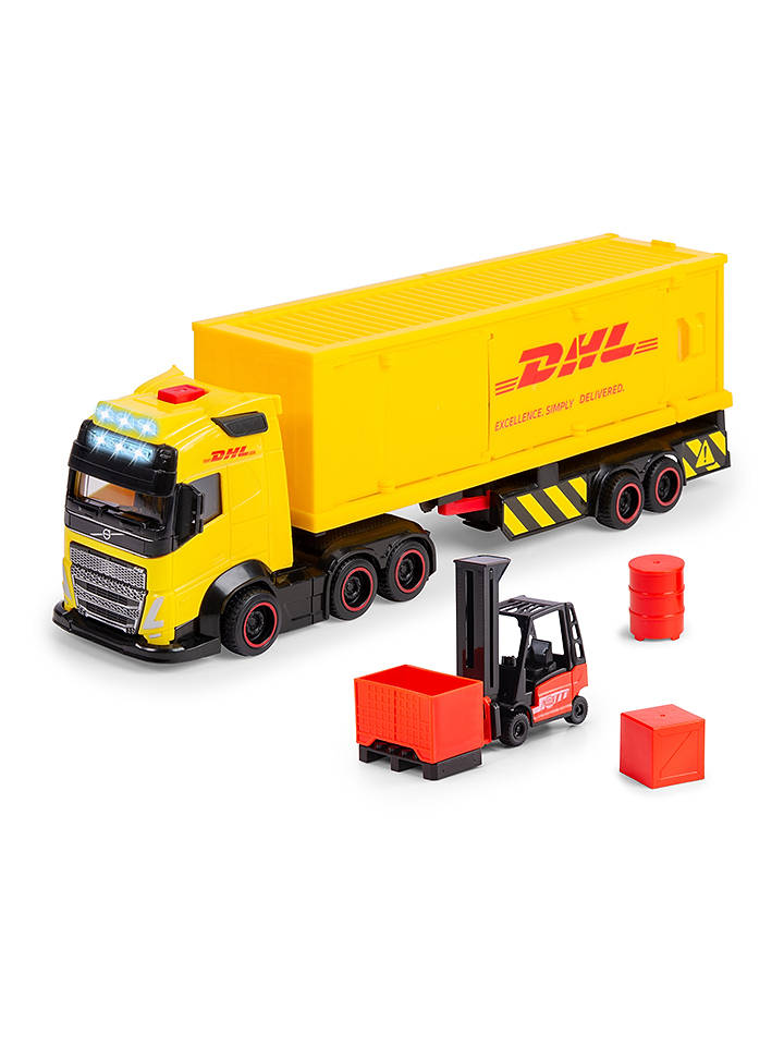 Dickie Spielzeug-LKW ''DHL Truck'' in Gelb - ab 3 Jahren - onesize