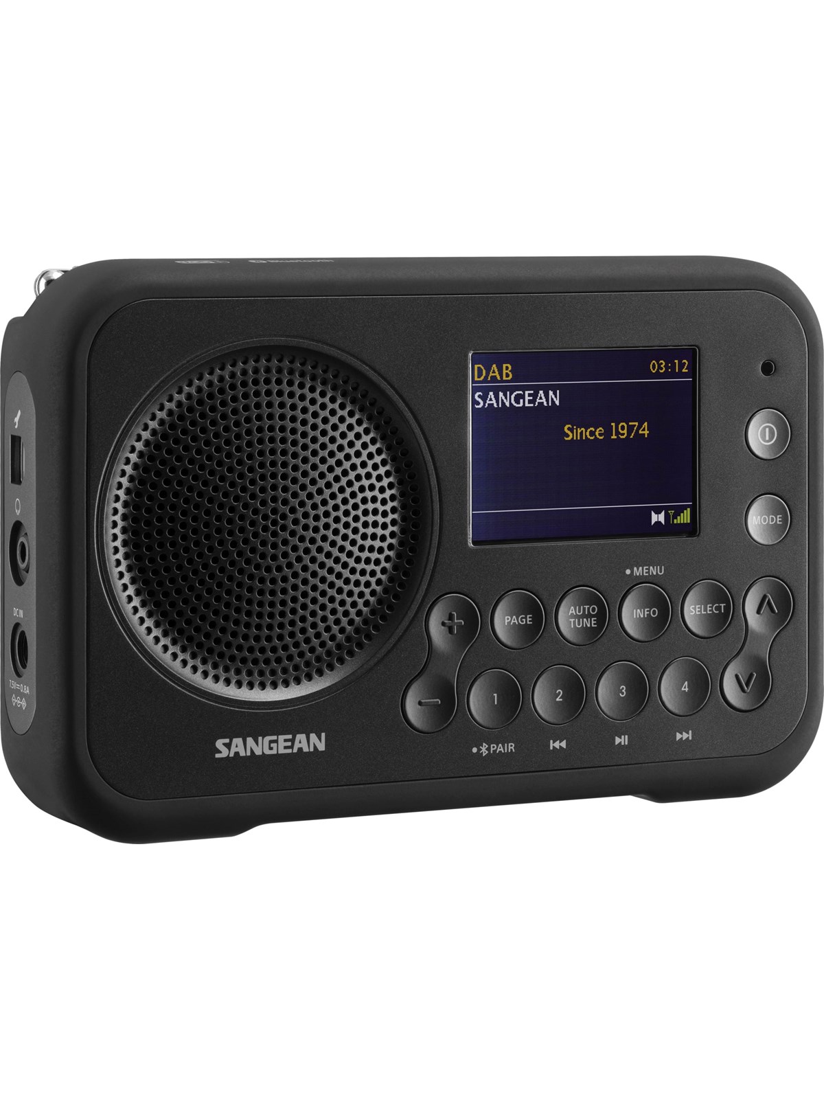 Sangean DPR-76BT - DAB+/FM - Mono - schwarz