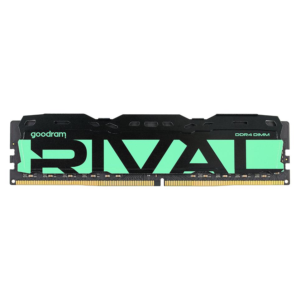 Goodram Pamięć do PC DDR4 Rival Radiant 16GB (1*16)/3200 CL16 zielona (1 x 16GB, 3200 MHz, DDR4-RAM, DIMM) (OTHER)