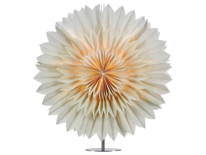 Markslöjd Led-Dekoleuchte Solina, Weiß, Papier, 60x62x10 cm, Lampen & Leuchten, Innenbeleuchtung, Dekoleuchten, Dekoleuchten