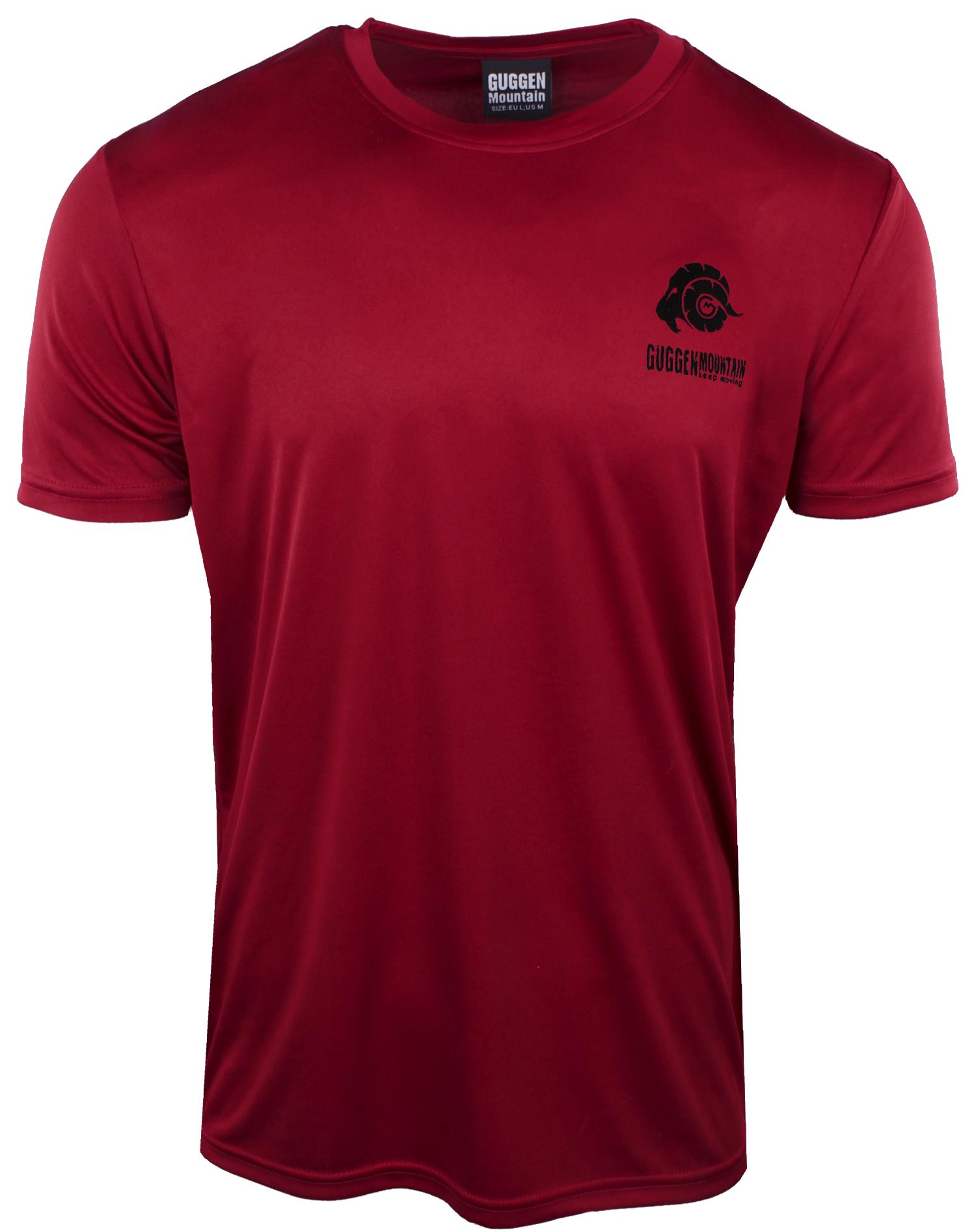 Herren Fitness Funktionsshirt T-Shirt Sport Outdoor Rot