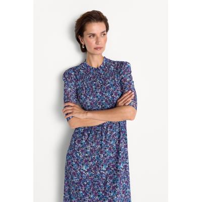 Meshkleid RICHROYAL, Damen, Gr. M, N-Gr, Web, bunt (cobalt aura), Web, Obermaterial: 94% Polyester, 6% Elasthan, ca. Mitte Wade, Kleider
