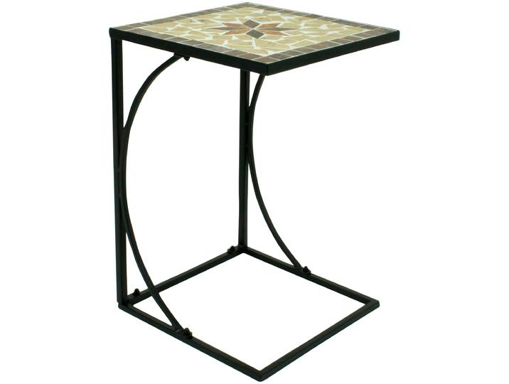 Beistelltisch GARDEN PLEASURE Amarillo , rot (schwarz, braun, rot), B:35cm H:53cm T:35cm, Tische, Beistelltisch