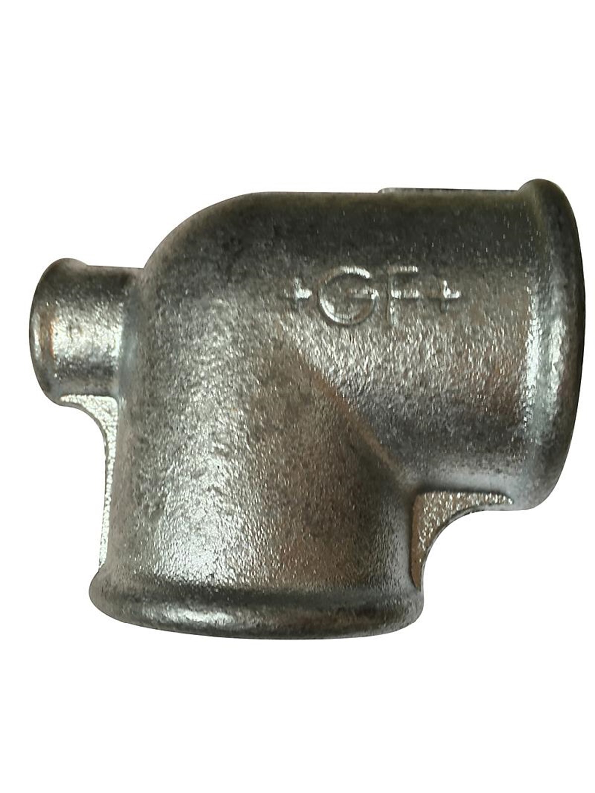 +GF+ tee 90° galvanized reduced 1 1/2-1 1/2-1 1/4''