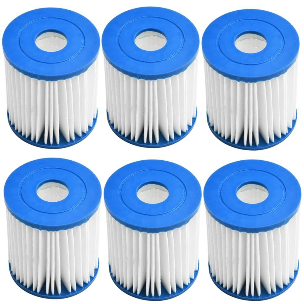 Intex Filter Vervangingspatroon Type H - 6 stuks - Voor Zwembad, Hot Tub en Spa